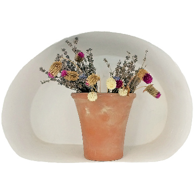 Naklejka przestrzenna 3D na ścianę 100x68 Suche kwiaty