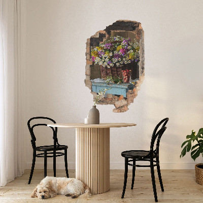 Fototapeta dziura w ścianie 86x130 Rustykalny urok