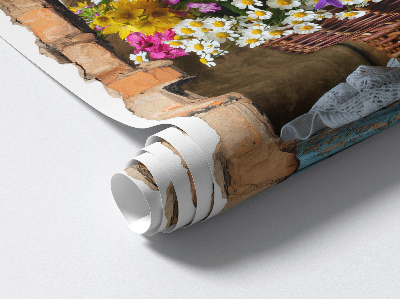 Fototapeta dziura w ścianie 86x130 Rustykalny urok