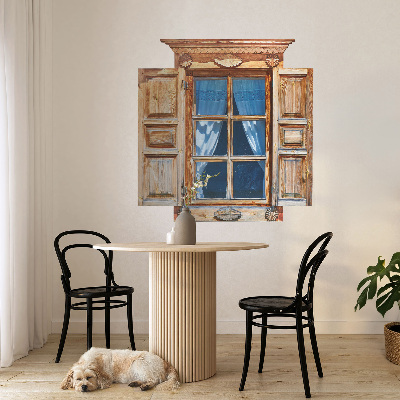 Plakat okno 125x130 Rustykalne okno