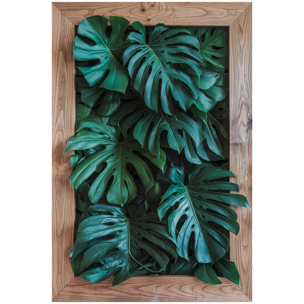 Naklejka przestrzenna 3D na ścianę 87x130 Zielona kompozycja