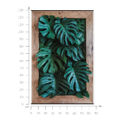 Naklejka przestrzenna 3D na ścianę 87x130 Zielona kompozycja