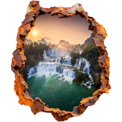 Fototapeta dziura w ścianie 108x130 Naturalna panorama