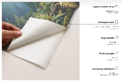 Naklejka przestrzenna 3D na ścianę 52x130 Storczyk elegancja