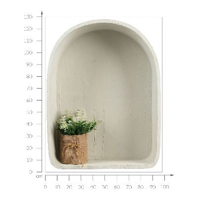 Naklejka przestrzenna 3D na ścianę 98x130 Jutowy bukiet