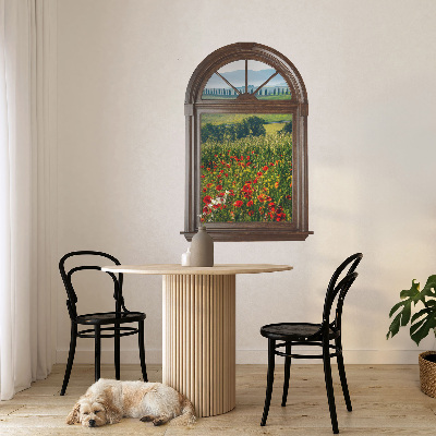 Fototapeta widok z okna 3D 41x60 Malowniczy pejzaż