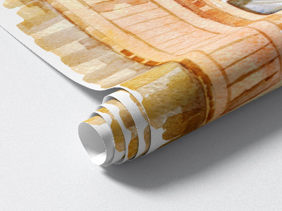 Fototapeta widok z okna 3D 56x60 Sielskie okno