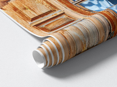 Fototapeta widok z okna 3D 58x60 Rustykalne okno