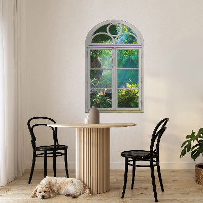 Fototapeta widok z okna 3D 38x60 Egzotyczny widok