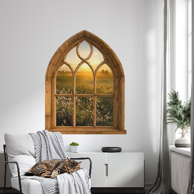 Fototapeta widok z okna 3D 48x60 Krajobraz okna