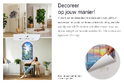 Fototapeta widok z okna 3D 39x60 Naturalna harmonia