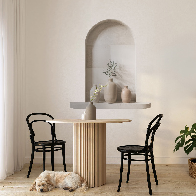 Ozdobna naklejka na ścianę 3D 54x60 Ceramiczne wazony