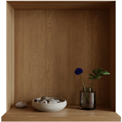 Ozdobna naklejka na ścianę 3D 59x60 Naturalne dekoracje