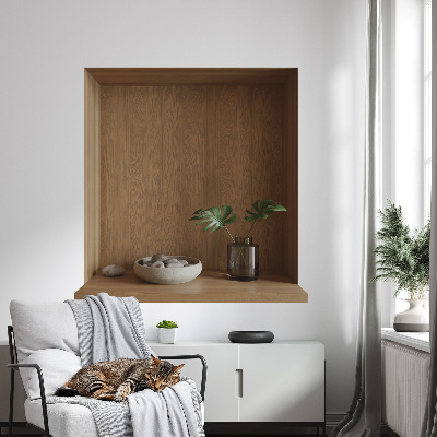 Ozdobna naklejka na ścianę 3D 59x60 Naturalne dekoracje