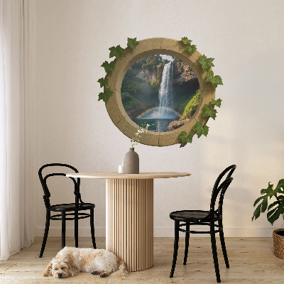 Fototapeta widok z okna 3D 60x52 Naturalna oaza