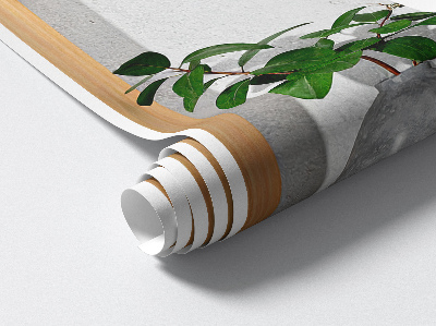 Ozdobna naklejka na ścianę 3D 60x37 Roślinne wnęki