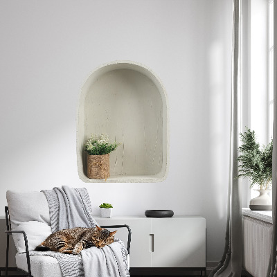 Ozdobna naklejka na ścianę 3D 45x60 Jutowy bukiet