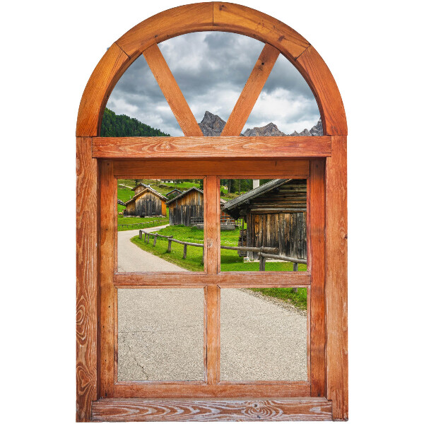 Fototapeta widok z okna 3D 52x80 Okienne widoki