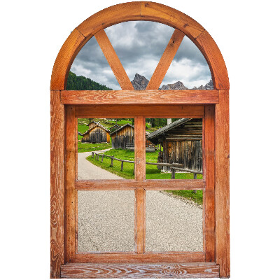 Fototapeta widok z okna 3D 52x80 Okienne widoki