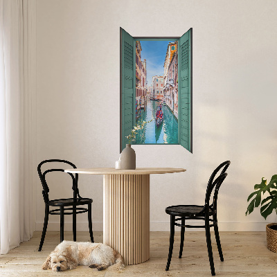 Fototapeta widok z okna 3D 46x80 Malowniczy kanał