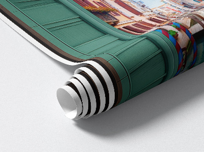 Fototapeta widok z okna 3D 46x80 Malowniczy kanał