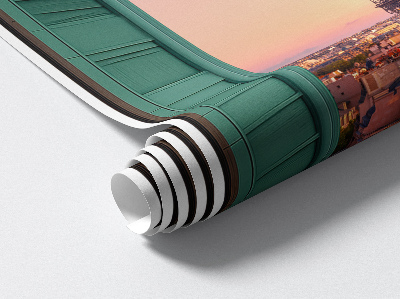 Fototapeta widok z okna 3D 47x80 Miejskie okno