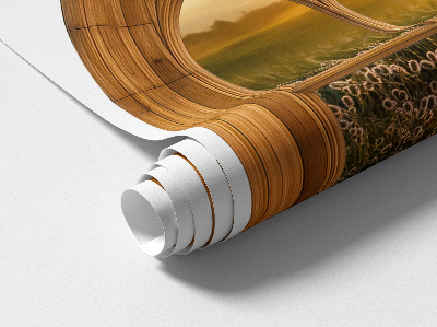 Fototapeta widok z okna 3D 64x80 Krajobraz okna