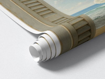 Fototapeta widok z okna 3D 58x80 Morskie okno