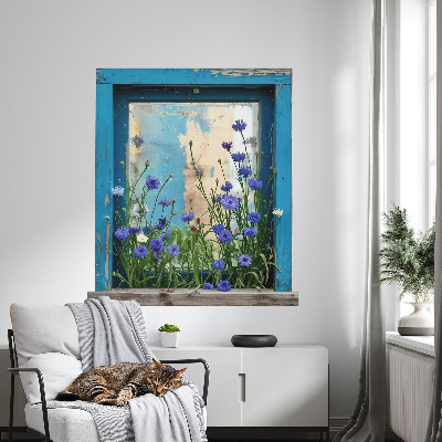 Fototapeta widok z okna 3D 71x80 Wiejski urok