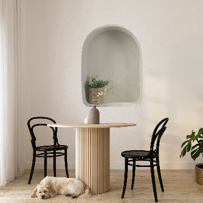 Ozdobna naklejka na ścianę 3D 60x80 Jutowy bukiet