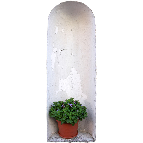 Ozdobna naklejka na ścianę 3D 29x80 Wnęka ścienna