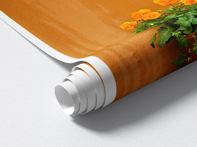 Ozdobna naklejka na ścianę 3D 52x80 Kwiaty w doniczce