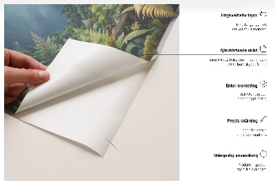 Ozdobna naklejka na ścianę 3D 52x80 Kwiaty w doniczce