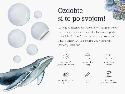 Naklejka na ścianę 100x161 Leśne magiczne istoty i domek z drzewa