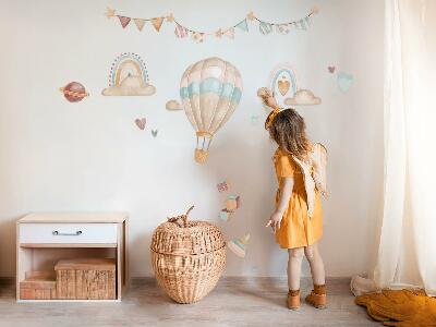 Naklejka na ścianę 100x141 Boho akwarelowe pastelowe wzory