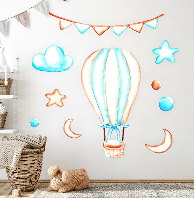 Naklejka na ścianę 130x194 Pastelowe boho akcenty w akwarelowym wydaniu