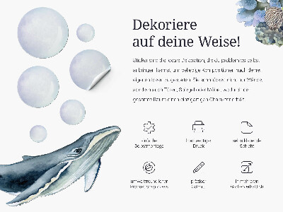 Naklejka na ścianę 60x168 Leśne urokliwe domki w drzewach w pastelowym stylu