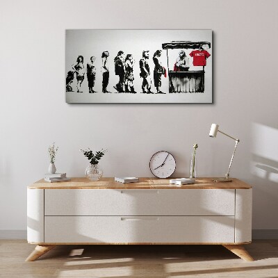 Obraz Canvas Festiwal Banksy