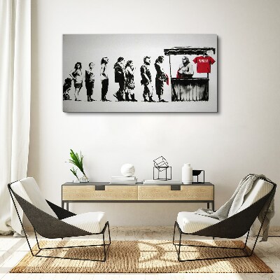 Obraz Canvas Festiwal Banksy