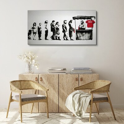 Obraz Canvas Festiwal Banksy