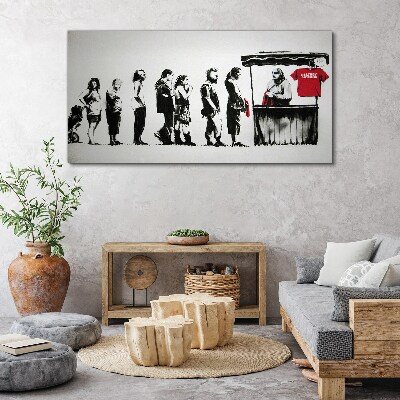 Obraz Canvas Festiwal Banksy