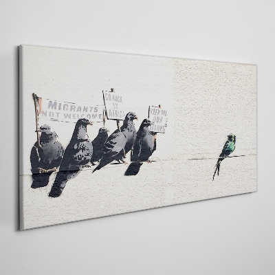 Obraz Canvas Ptaki i przesłanie o migracji
