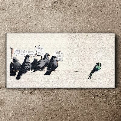 Obraz Canvas Ptaki i przesłanie o migracji