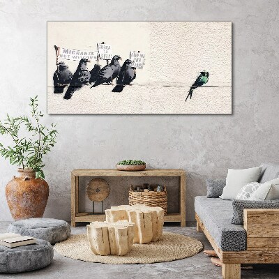 Obraz Canvas Protestujący Birds Banksy
