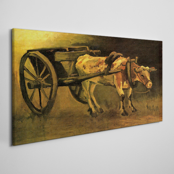 Obraz na Płótnie Wózek i Wół Van Gogh