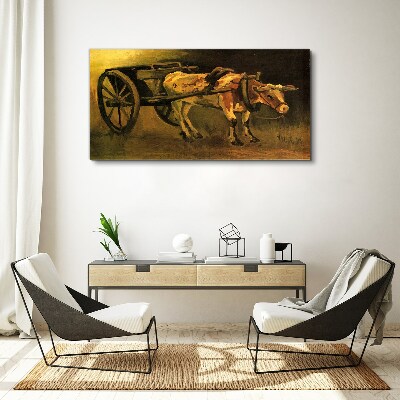 Obraz na Płótnie Wózek i Wół Van Gogh