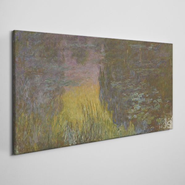 Obraz na Płótnie Woda Lilie Słońce Monet