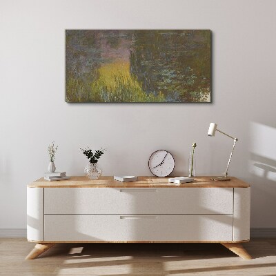 Obraz na Płótnie Woda Lilie Słońce Monet