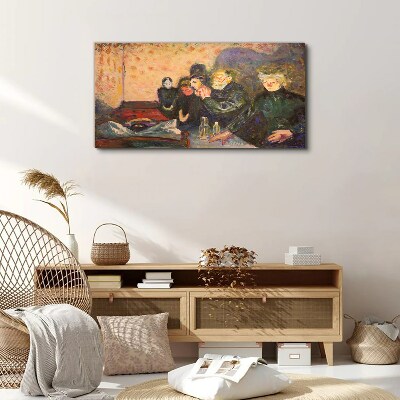 Obraz na Płótnie Śmierć walka Edvard Munch