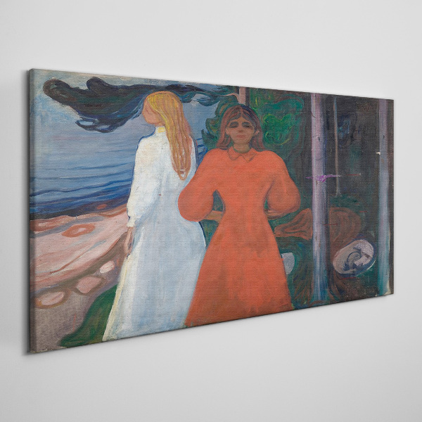Obraz Canvas Zimny wiatr nad morzem